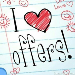 Sarah loves offers!